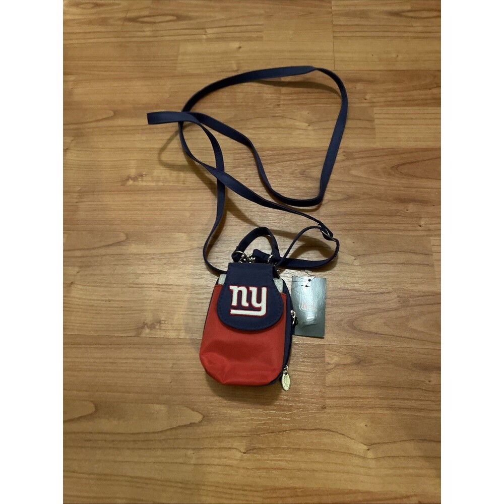 NY Giants NFL Mini Purse Plus Pouch Touch Phone ID Wallet 4" x 4" x 2"